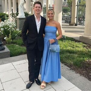 Abercrombie Drop Waist Wedding Guest Dress